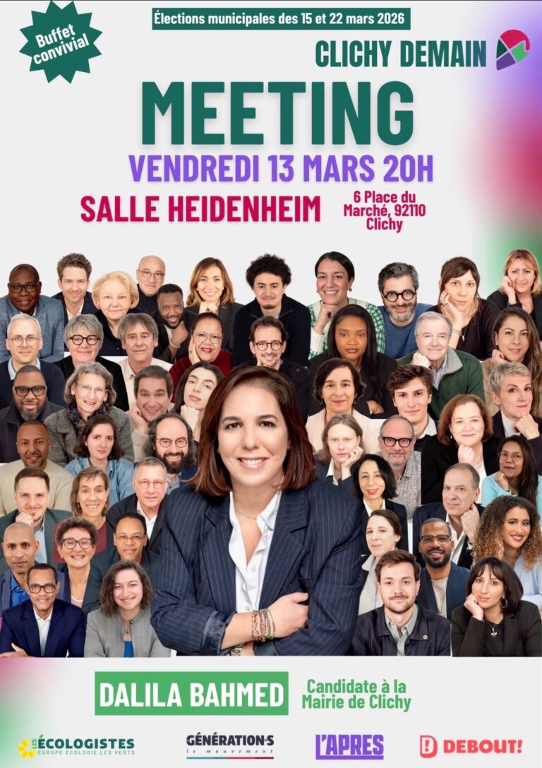 Meeting 1Clichy Demain - 3 mars 2026